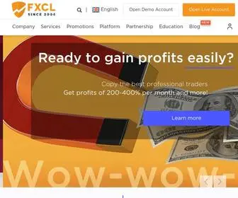 FXclearing.com(Trade Forex and metals wtih reliable and comfortable broker) Screenshot