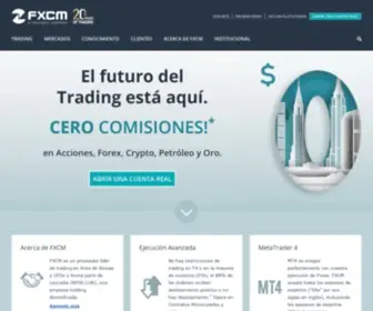 FXcmespanol.com(Forex Capital Markets (FXCM)) Screenshot