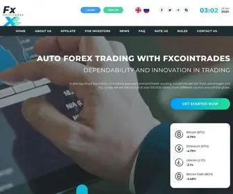 Fxcointrades.com(fxcointrades) Screenshot