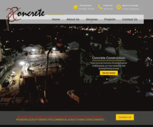 Fxconcrete.com(FX Concrete LLC) Screenshot