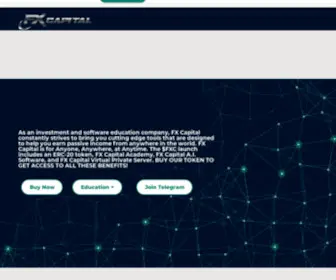 FXctoken.com(Blockchain Meets Artificial Intelligence Software Trading) Screenshot