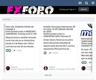 Fxforo.com(Tecnología) Screenshot