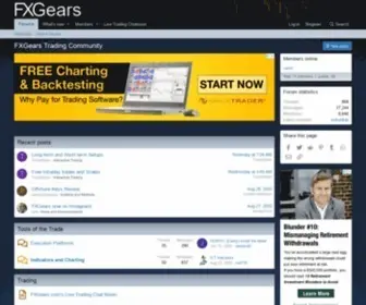 Fxgears.com(FXGears Trading Community) Screenshot