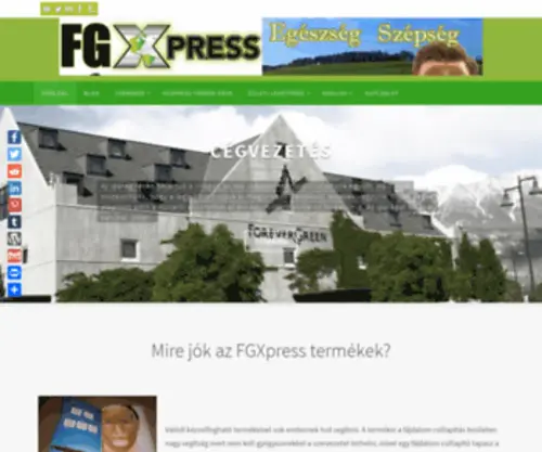 FXghungary.hu(FGXPRESS infó magyarul) Screenshot