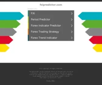 Fxipredictor.com(Forex indicator) Screenshot