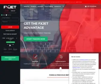 Fxjet.com(Forex) Screenshot