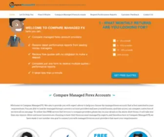 Fxmanagedforexaccount.com(Compare Managed Forex Accounts) Screenshot