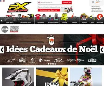 Fxmotors.fr(Vente en ligne de pièces et accessoires motocross et enduro) Screenshot