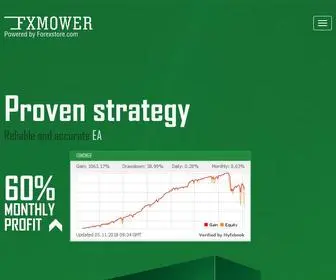 Fxmower.com(Fxmower is a very profitable Forex system and reliable Forex robot) Screenshot