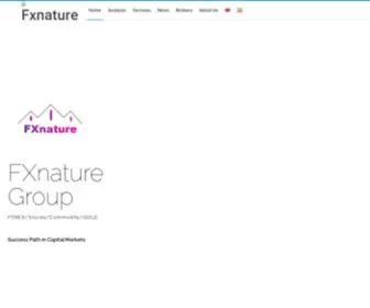 Fxnature.com(مشاوره و آموزش سرمایه گذاری در بازارهای مالی fxnature) Screenshot