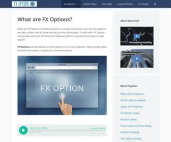 Fxoptions.com(FX Options Explained) Screenshot
