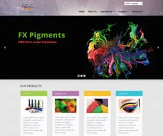 Fxpigments.com(Fx Pigments) Screenshot