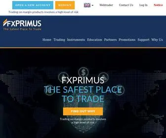 FXprimus.com(FXPRIMUS The Safest Place To Trade) Screenshot