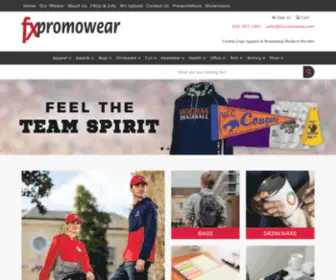 FXpromowear.com(Promotional Products and Promotional Items) Screenshot