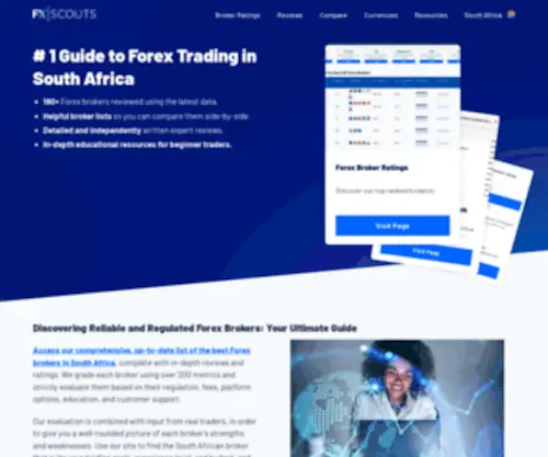 FXscouts.co.za(Forex Trading South Africa) Screenshot