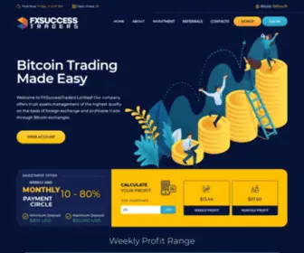 Fxsuccesstraders.com(Bitcoin Crypto Currency Platform) Screenshot