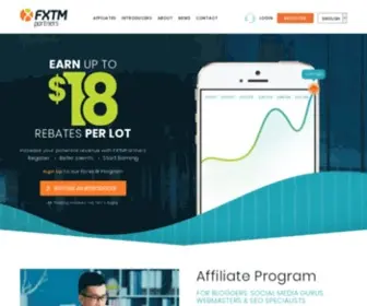 FXTmpartnersir.com(FXTM Partners) Screenshot