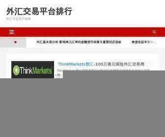 Fxtop50.com(外汇排行网) Screenshot