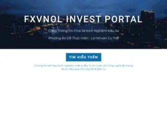 FXvnol.com(Cổng thông tin đầu tư tài chính An toàn và Hiệu quả) Screenshot