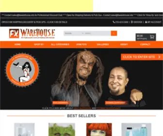 Fxwarehouseinc.com(Foam Latex Prosthetics) Screenshot
