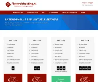 FXW.nl(Flexwebhosting kwaliteit webhosting) Screenshot