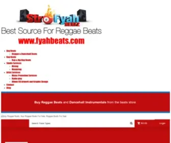 Fyahbeats.com(Buy Reggae Beats instrumentals) Screenshot