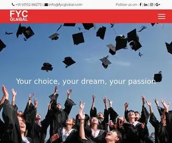 FYCglobal.com(Career counselling) Screenshot