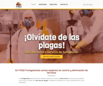 Fydofumigaciones.com(Servicio de fumigación en Mazatlán) Screenshot