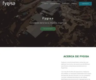 Fygisa.com.ar(Compañía de bosques industriales) Screenshot