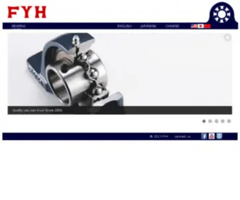 FYhbearings.com(FYH BEARING UNITS) Screenshot