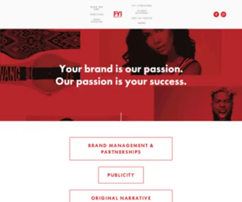 Fyibrandcomm.com(FYI Brand Group) Screenshot