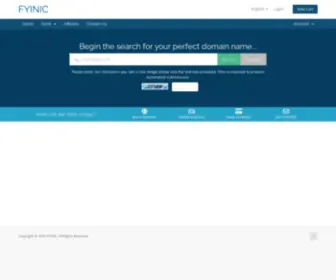 Fyinic.com(Portal Home) Screenshot