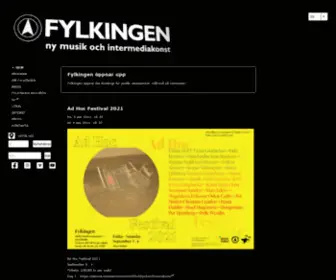 FYlkingen.se(Fylkingen) Screenshot