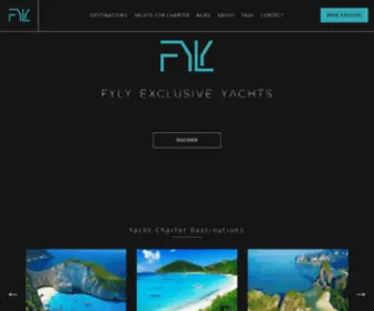 FYlyexclusive.com(Charter Luxury Yachts Worldwide) Screenshot