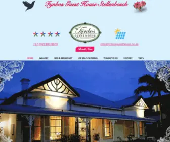 FYnbosguesthouse.co.za(fynbosguesthouse) Screenshot