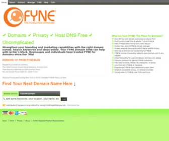 Fyne.com(FYNE) Screenshot