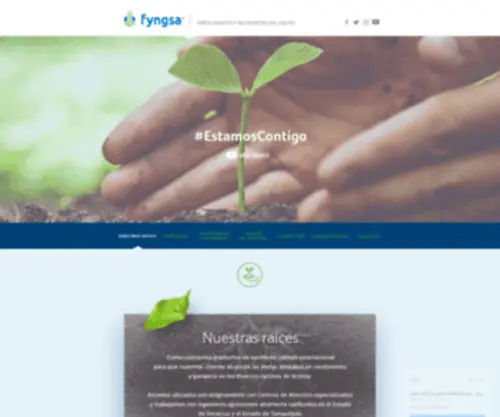 FYNgsa.com(Nuestras Raices) Screenshot