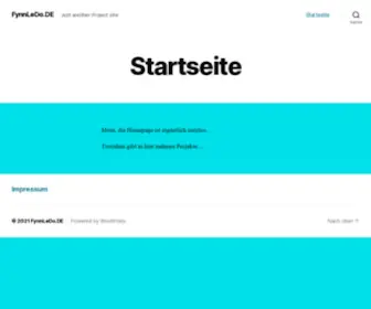 FYNnledo.de(Eine weitere WordPress) Screenshot