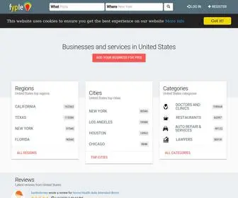 FYple.com(Find businesses and services in United States) Screenshot