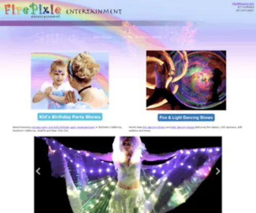 Fyrepixie.com(Fire Pixie Entertainment) Screenshot