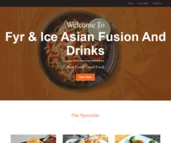 Fyriceasianfusion.com(Fyr & Ice Asian Fusion And Drinks) Screenshot