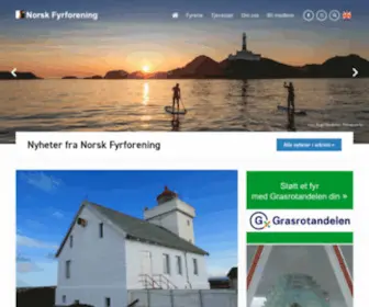 FYR.no(NORSK FYRHISTORISK FORENING) Screenshot