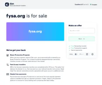 Fysa.org(Forsale Lander) Screenshot