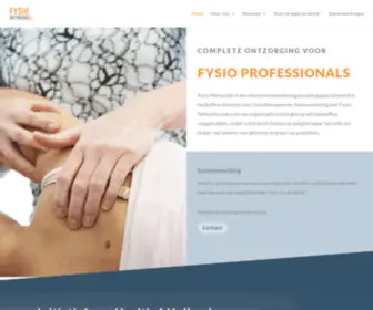 Fysionetworkx.nl(Backoffice ondersteuning voor fysiopraktijken; Administratie) Screenshot