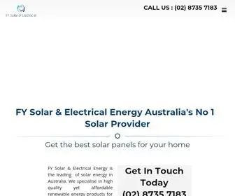 Fysolar.com.au(FY Solar) Screenshot