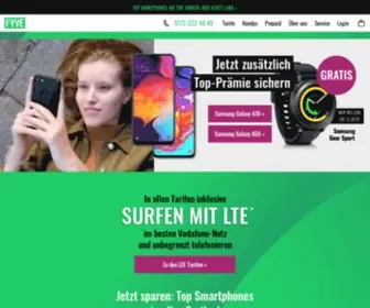 Fyve.de(Dein Mobilfunk) Screenshot
