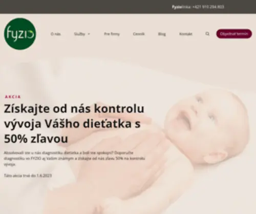 Fyzio.sk(Fyzioterapia) Screenshot
