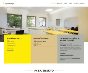 Fyziobeskyd.cz(Fyzio Beskyd) Screenshot