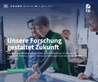 Fzi.de(FZI Forschungszentrum Informatik) Screenshot