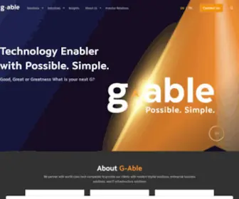 G-Able.com(G Able) Screenshot